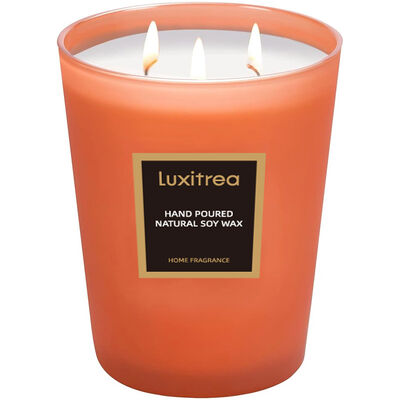 Easy Cleanup Lemongrass And Ginger Candle Modern Wellness‌ For Relaxation