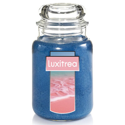 Luxitrea Scented Candle Classic 22oz Large Jar Single Wick Candle Over 110 Hours of Burn Time