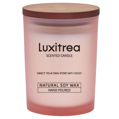 4oz Glass Jar Romantic Scented Candle Long Lasting For Intimate Atmosphere