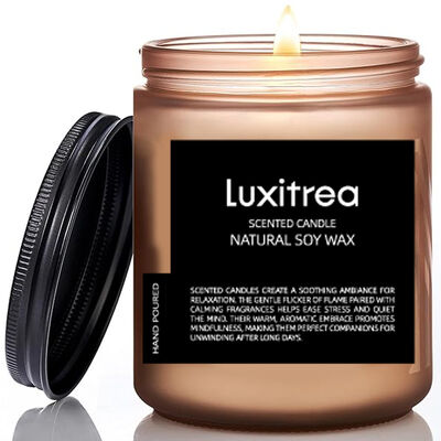 7 Oz Lemon Scented Candle Bursting Tropical Fruit Aroma Home Decoration