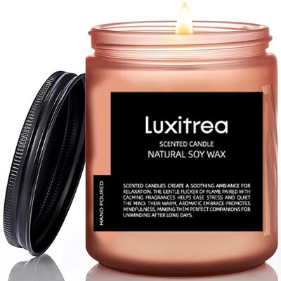 Tropical Orchard Pomegranate Scented Candle Customized For Birthday Gift