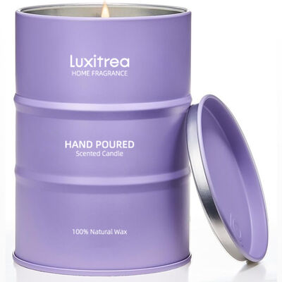 Osmanthus Iris Neroli Metal Jar Candle 80 Hours 18 Oz Customizable For Decoration Gift