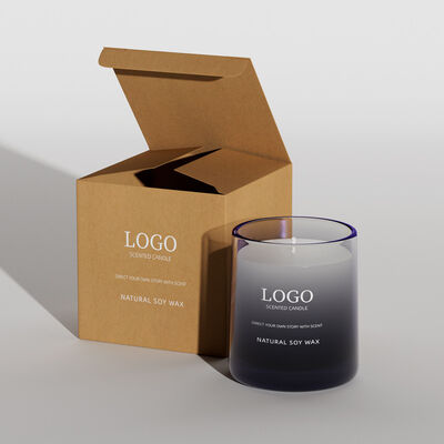 Lightweight Whisky Scented Candle High End Custom Logo And Packaging