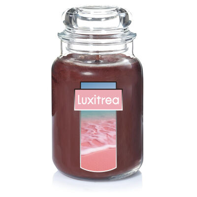 Luxitrea Scented Candle Classic 22oz Large Jar Single Wick Candle Over 110 Hours of Burn Time