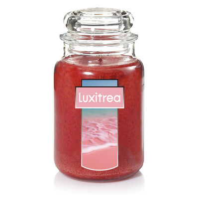 Luxitrea Scented Candle Classic 22oz Large Jar Single Wick Candle Over 110 Hours of Burn Time