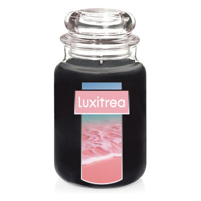 Luxitrea Scented Candle Classic 22oz Large Jar Single Wick Candle Over 110 Hours of Burn Time