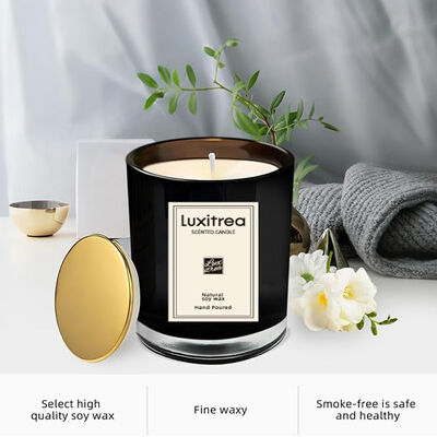 30 Hours Scented Candle Gift Set 6 Oz Of Cranberry Bergamot Pomegranate Aroma