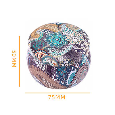 4 Oz Metal Jar Candle 30 Hours Long Burning Time for Patchouli Rose Saffron