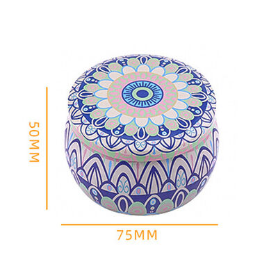 4 Oz Metal Jar Candle 30 Hours Long Burning Time for Patchouli Rose Saffron