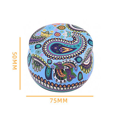 4 Oz Metal Jar Candle 30 Hours Long Burning Time for Patchouli Rose Saffron