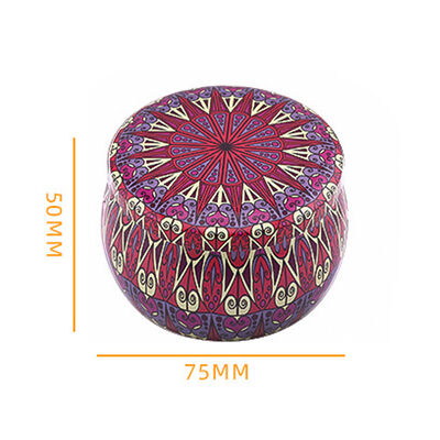 4 Oz Metal Jar Candle 30 Hours Long Burning Time for Patchouli Rose Saffron