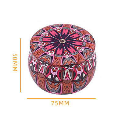 4 Oz Metal Jar Candle 30 Hours Long Burning Time for Patchouli Rose Saffron