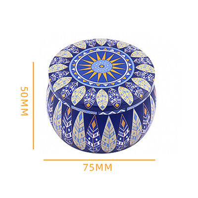 4 Oz Metal Jar Candle 30 Hours Long Burning Time for Patchouli Rose Saffron