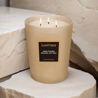 Romantic Rose And Oud Private Label Candle For Bedroom Ambiance‌ 3 Oz Soy Wax Candles