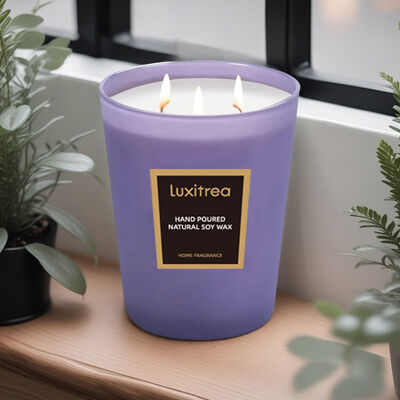 13oz Lilac Scented Candles Customization For Relaxation And Romantic Ambiance