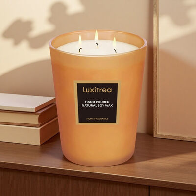 13 Oz Private Label Luxury Candles Black Fig And Tobacco Leaf Long Lasting