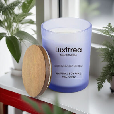 Lilac Hypnos Private Label Scented Candles Dusk Reverie 4 Oz With Lead Free Cotton Wick