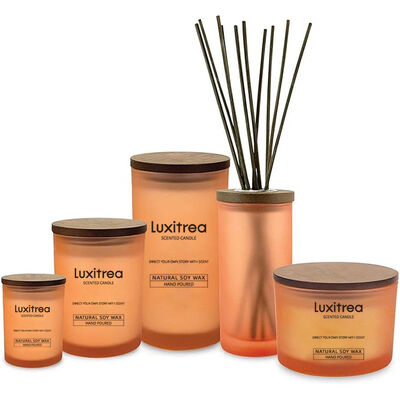 Neroli Dreamscape Glass Jar Scented Candle Solar Euphoria 4oz Customized