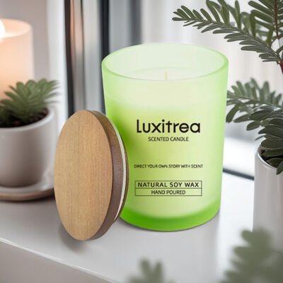 Verdant Mint And Lavender Mediterranean Breeze Candle 4 Oz For Home Decoration