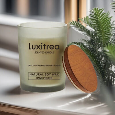 Fog And Whisper Private Label Scented Candles Stone Haven 4oz Biodegradable