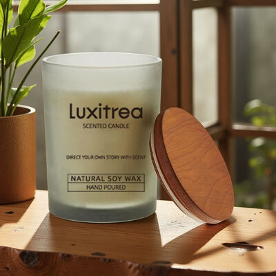 Fog And Whisper Private Label Scented Candles Stone Haven 4oz Biodegradable