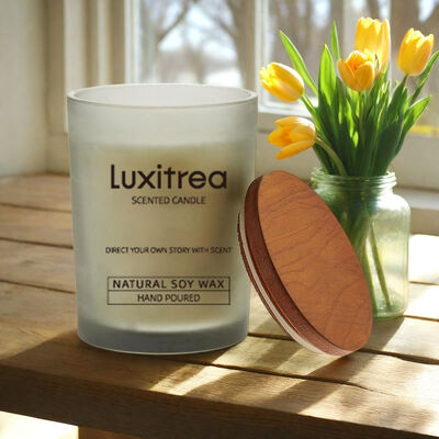 Fog And Whisper Private Label Scented Candles Stone Haven 4oz Biodegradable