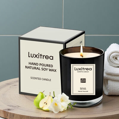 Handmade Scented Candle Gift Set Providing 20 Hours Burn Time Perfect for Corporate Events and Retail Gift Collections