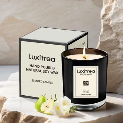 30 Hours Scented Candle Gift Set 6 Oz Of Cranberry Bergamot Pomegranate Aroma