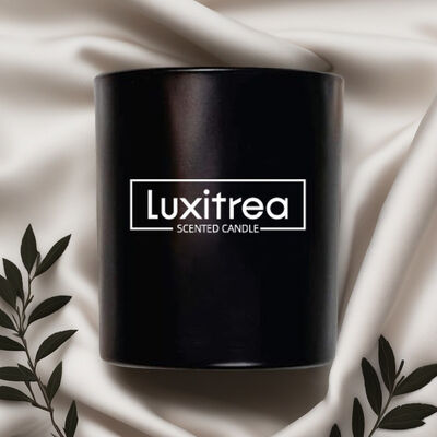 Handmade Aroma Scented Candle Featuring Natural Essential Oils Suitable for Aromatherapy and Stress Relief Applications