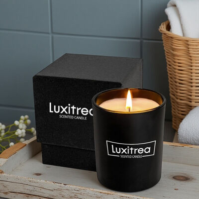 Reusable Container Scented Candle Gift Set Natural Essential Oils Home Fragrance Collection for Elegant Ambiance and Relaxation