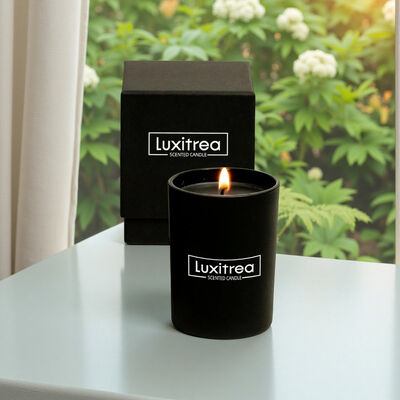 Reusable Container Scented Candle Gift Set Natural Essential Oils Home Fragrance Collection for Elegant Ambiance and Relaxation