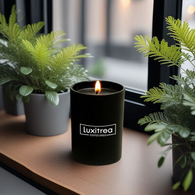 Handmade Aroma Scented Candle Featuring Natural Essential Oils Suitable for Aromatherapy and Stress Relief Applications