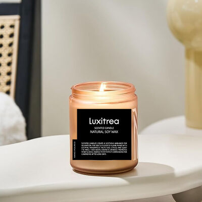 7 Oz Lemon Scented Candle Bursting Tropical Fruit Aroma Home Decoration