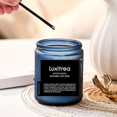 Cancion Blanca Soy Based Scented Candles 7oz For Home Decoration And Aromatherapy