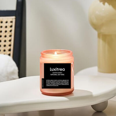 Tropical Orchard Pomegranate Scented Candle Customized For Birthday Gift