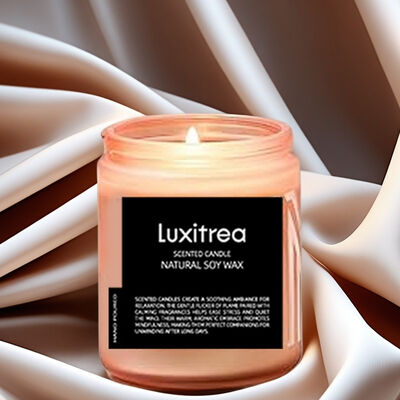 Tropical Orchard Pomegranate Scented Candle Customized For Birthday Gift