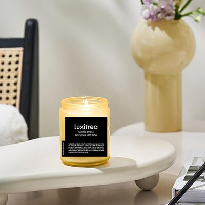 Bar Decoration Scented Soy Wax Candle Tropical Orchard Peach Scented Candle