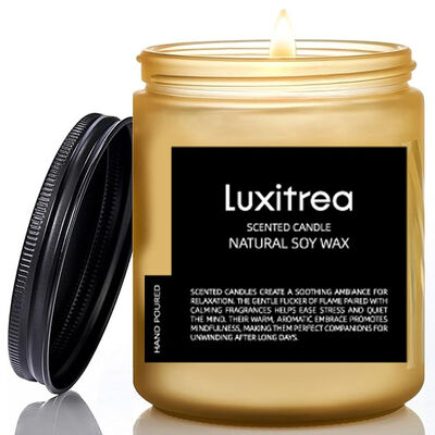 Bar Decoration Scented Soy Wax Candle Tropical Orchard Peach Scented Candle