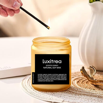 Bar Decoration Scented Soy Wax Candle Tropical Orchard Peach Scented Candle