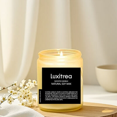 Bar Decoration Scented Soy Wax Candle Tropical Orchard Peach Scented Candle