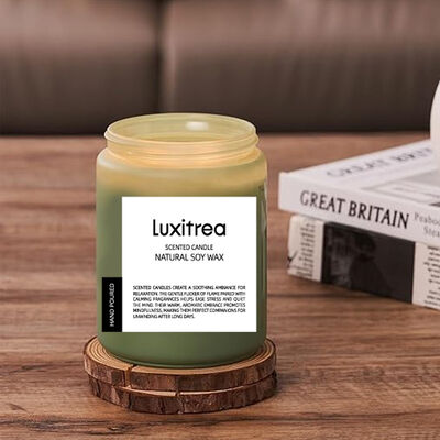 Blueberry Lavender Custom Scented Candles 19 Oz 2 Wick 110 Hours Long Lasting