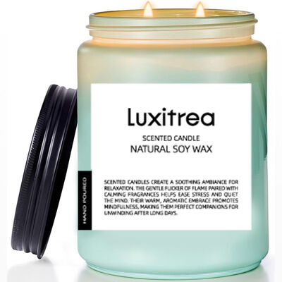 Hydrangea Lily Of The Valley Candles 19Oz 2 Wick 110 Hours Long Lasting