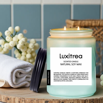 Hydrangea Lily Of The Valley Candles 19Oz 2 Wick 110 Hours Long Lasting