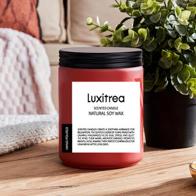 Romantic Atmosphere Elegant Rose Scented Candle 19 Oz 2 Wick Long Lasting