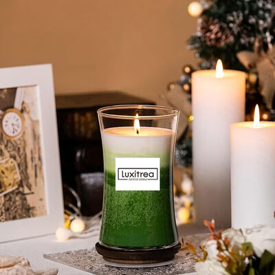 21 Oz Large Jar Candle Lavas Icelandic Tundra Glass Jar Candle Long Lasting