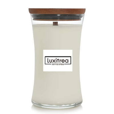 Paraffin Wax Vanilla Scented Candle 21oz Scandinavian Style For Home Decor