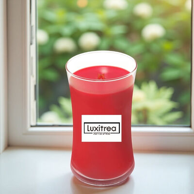 Paraffin Wax Large Jar Candle Large 21oz Vine Shadow Rose Colored Glasses Candle