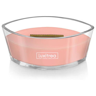 Pink Aromatherapy Scented Candle 16oz Eco Friendly Customized For Gift