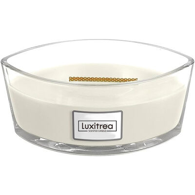 Cotton Wick Type Milk Scented Candle 16oz With Metal Lid Customizable