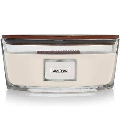 Cotton Wick Type Milk Scented Candle 16oz With Metal Lid Customizable